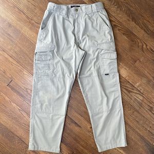 Tru-Spec Tactical Straight Leg Cargo Pants Men's Size 32x30 Tan